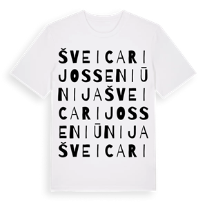 Šveicarijos seniūnija ordlek t-shirt – ekologisk bomull t-shirt från Pinshirt