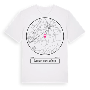 Šveicarijos seniūnija t-shirt – ekologisk bomull t-shirt från Pinshirt