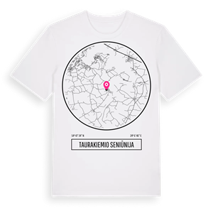 Taurakiemio seniūnija t-shirt – ekologisk bomull t-shirt från Pinshirt
