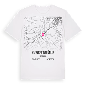 Veiverių seniūnija karta t-shirt – ekologisk bomull t-shirt från Pinshirt