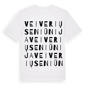 Veiverių seniūnija ordlek t-shirt – ekologisk bomull t-shirt från Pinshirt