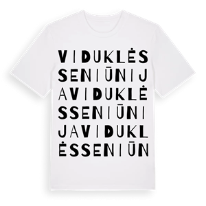 Viduklės seniūnija ordlek t-shirt – ekologisk bomull t-shirt från Pinshirt