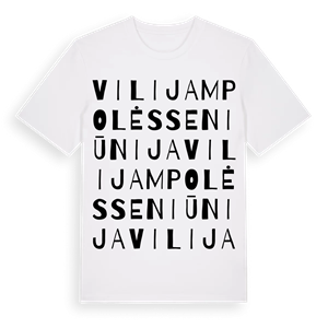 Vilijampolės seniūnija ordlek t-shirt – ekologisk bomull t-shirt från Pinshirt