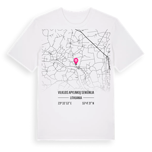 Vilkijos apylinkių seniūnija karta t-shirt – ekologisk bomull t-shirt från Pinshirt