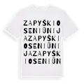 Zapyškio seniūnija ordlek t-shirt