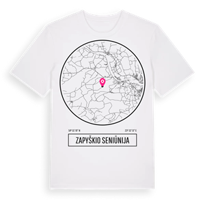 Zapyškio seniūnija t-shirt – ekologisk bomull t-shirt från Pinshirt