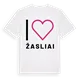 Jag älskar Žasliai t-shirt stort tryck