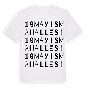19 Mayıs Mahallesi ordlek t-shirt – ekologisk bomull t-shirt från Pinshirt