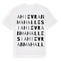 Ahi Evran Mahallesi ordlek t-shirt