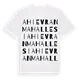 Ahi Evran Mahallesi ordlek t-shirt