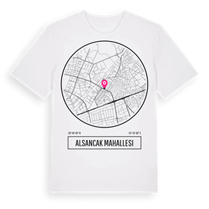 Alsancak Mahallesi t-shirt – ekologisk bomull t-shirt från Pinshirt