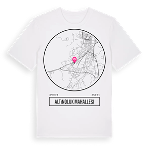 Altınoluk Mahallesi t-shirt – ekologisk bomull t-shirt från Pinshirt