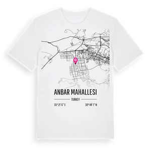 Anbar Mahallesi karta t-shirt – ekologisk bomull t-shirt från Pinshirt