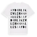 Aydınlıkevler Mahallesi ordlek t-shirt