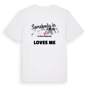 Någon i Beğendik Mahallesi älskar mig t-shirt – ekologisk bomull t-shirt från Pinshirt