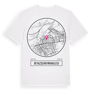 Beyazşehir Mahallesi t-shirt – ekologisk bomull t-shirt från Pinshirt
