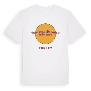 Dervişağa Mahallesi cirkel t-shirt – ekologisk bomull t-shirt från Pinshirt