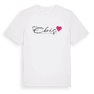 Ebiç hjärta t-shirt – ekologisk bomull t-shirt från Pinshirt