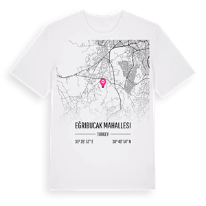 Eğribucak Mahallesi karta t-shirt – ekologisk bomull t-shirt från Pinshirt