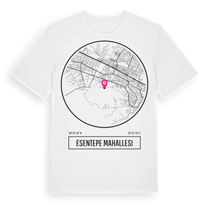 Esentepe Mahallesi t-shirt – ekologisk bomull t-shirt från Pinshirt