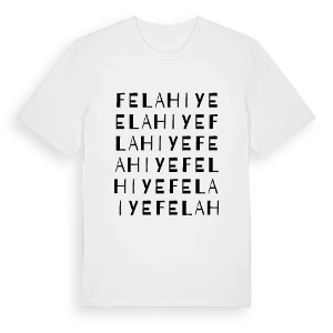 Felahiye ordlek t-shirt – ekologisk bomull t-shirt från Pinshirt