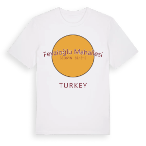 Fevzioğlu Mahallesi cirkel t-shirt – ekologisk bomull t-shirt från Pinshirt