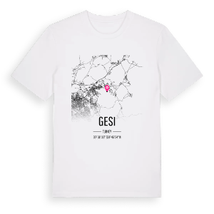 Gesi karta t-shirt – ekologisk bomull t-shirt från Pinshirt