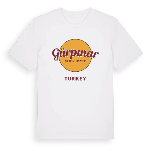 Gürpınar cirkel t-shirt – ekologisk bomull t-shirt från Pinshirt