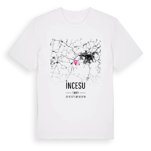 İncesu karta t-shirt – ekologisk bomull t-shirt från Pinshirt