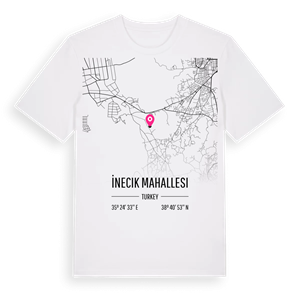 İnecik Mahallesi karta t-shirt – ekologisk bomull t-shirt från Pinshirt