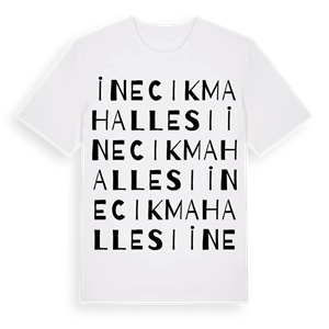İnecik Mahallesi ordlek t-shirt – ekologisk bomull t-shirt från Pinshirt