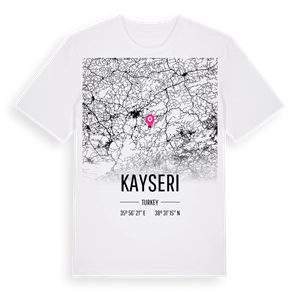 Kayseri karta t-shirt – ekologisk bomull t-shirt från Pinshirt