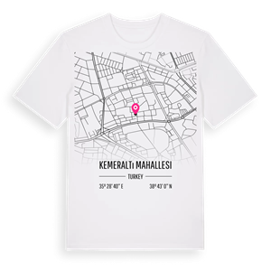 Kemeraltı Mahallesi karta t-shirt – ekologisk bomull t-shirt från Pinshirt