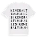 Kemeraltı Mahallesi ordlek t-shirt