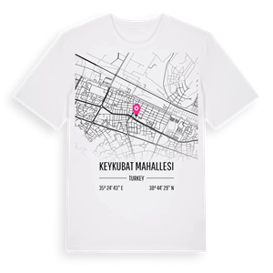 Keykubat Mahallesi karta t-shirt – ekologisk bomull t-shirt från Pinshirt