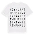 Keykubat Mahallesi ordlek t-shirt