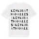 Keykubat Mahallesi ordlek t-shirt