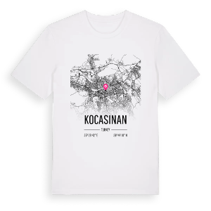 Kocasinan karta t-shirt – ekologisk bomull t-shirt från Pinshirt