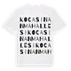 Kocasinan Mahallesi ordlek t-shirt