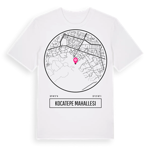 Kocatepe Mahallesi t-shirt – ekologisk bomull t-shirt från Pinshirt