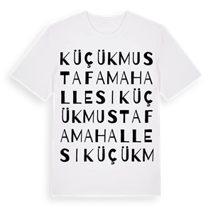 Küçük Mustafa Mahallesi ordlek t-shirt – ekologisk bomull t-shirt från Pinshirt
