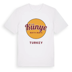 Künye cirkel t-shirt – ekologisk bomull t-shirt från Pinshirt
