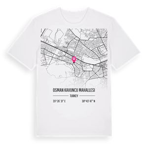 Osman Kavuncu Mahallesi karta t-shirt – ekologisk bomull t-shirt från Pinshirt