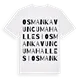 Osman Kavuncu Mahallesi ordlek t-shirt