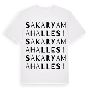 Sakarya Mahallesi ordlek t-shirt – ekologisk bomull t-shirt från Pinshirt