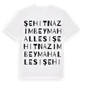 Şehit Nazımbey Mahallesi ordlek t-shirt