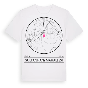 Sultanhanı Mahallesi t-shirt – ekologisk bomull t-shirt från Pinshirt