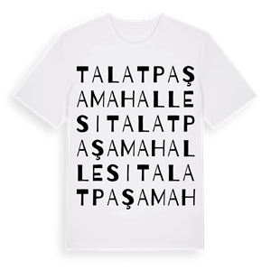 Talatpaşa Mahallesi ordlek t-shirt – ekologisk bomull t-shirt från Pinshirt