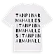 Tanpınar Mahallesi ordlek t-shirt