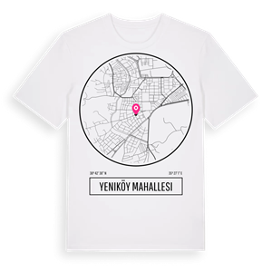 Yeniköy Mahallesi t-shirt – ekologisk bomull t-shirt från Pinshirt